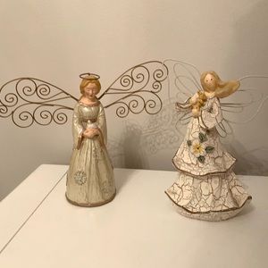 Two beautiful decor angels